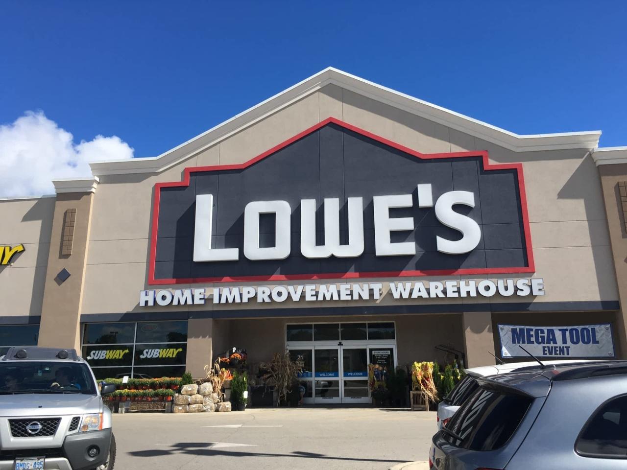 Lowe's Home Improvement Barrie, ON 71 Bryne Drive Canpages