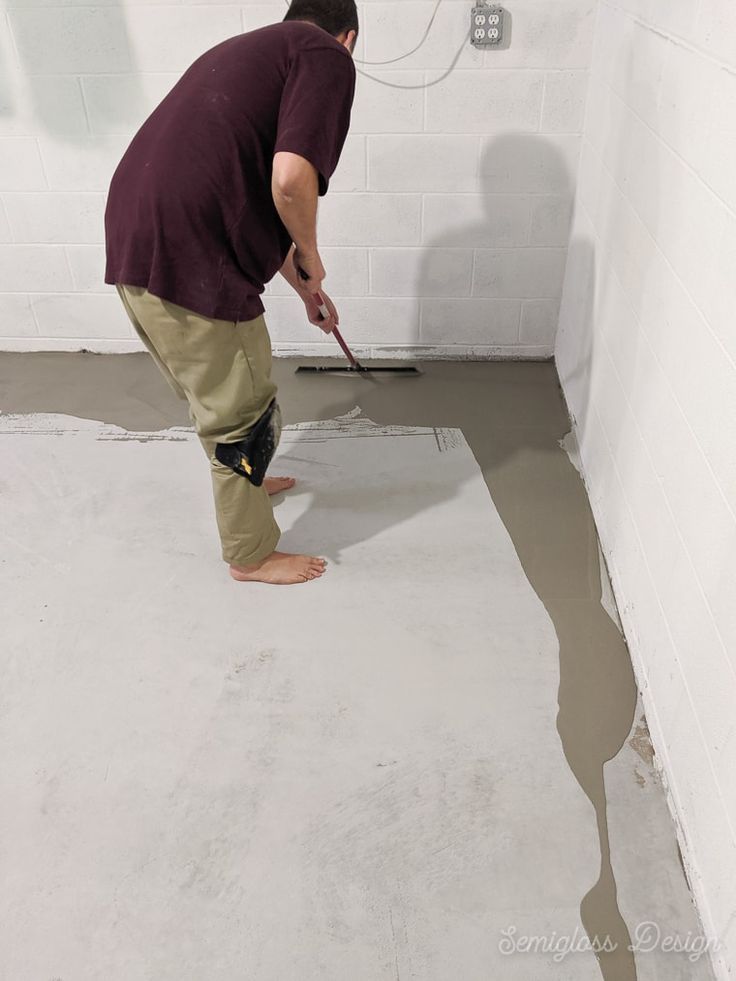 How to Refinish Concrete Floors in a Basement in 2020 Concrete floors